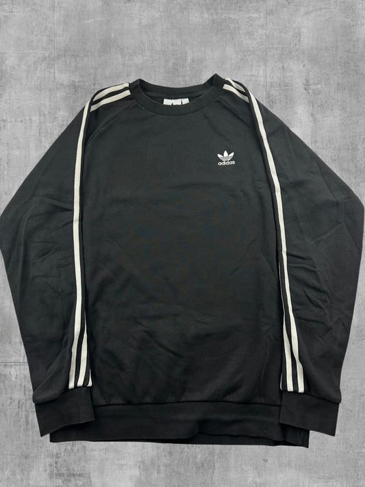 Adidas Sweatshirt Schwarz Weiß M