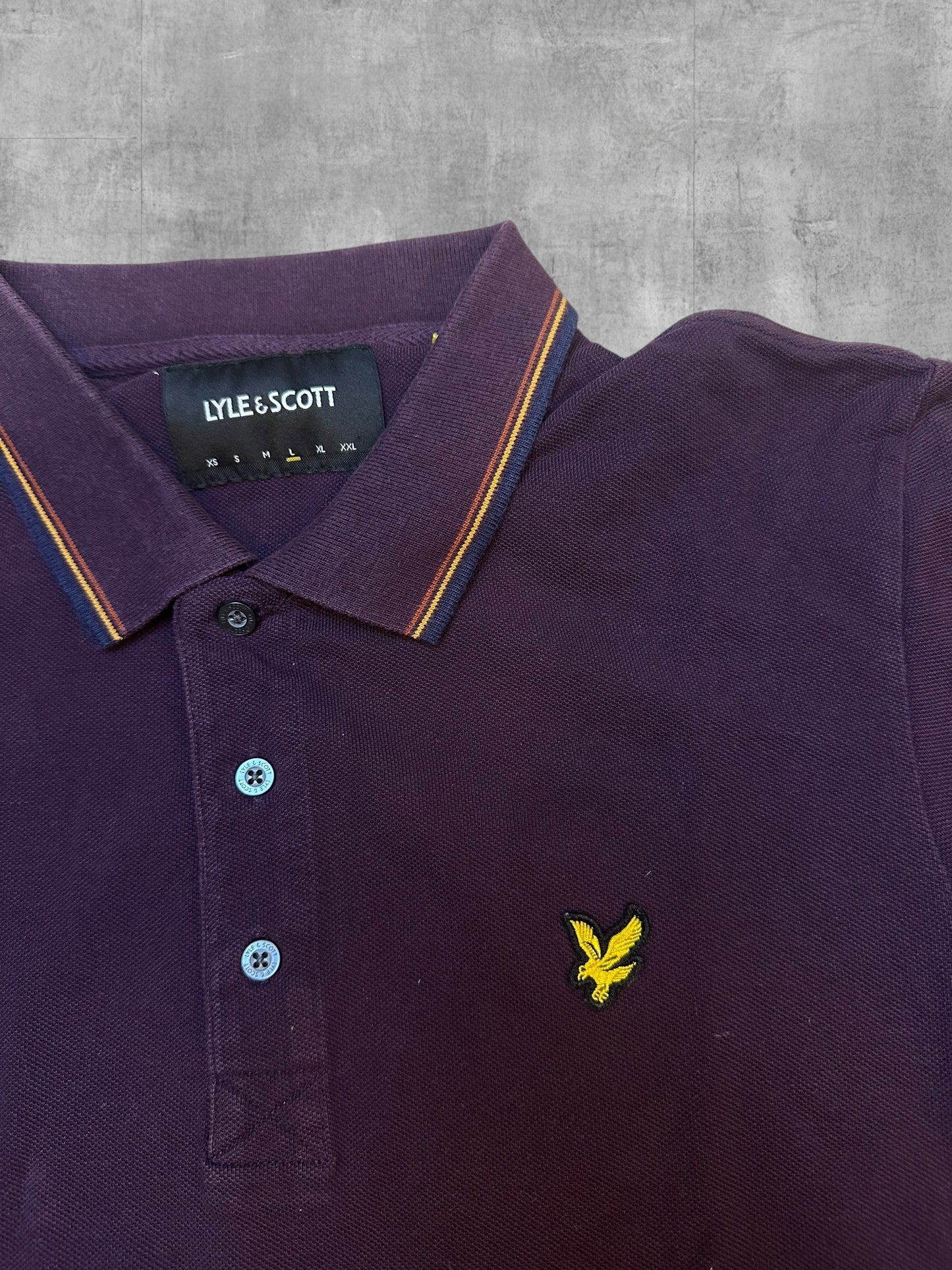 Lyle & Scott Polo Shirt Weinrot L