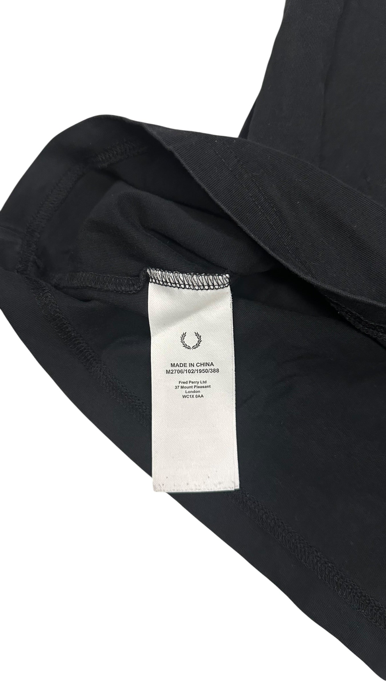 Fred Perry T-shirt Schwarz S