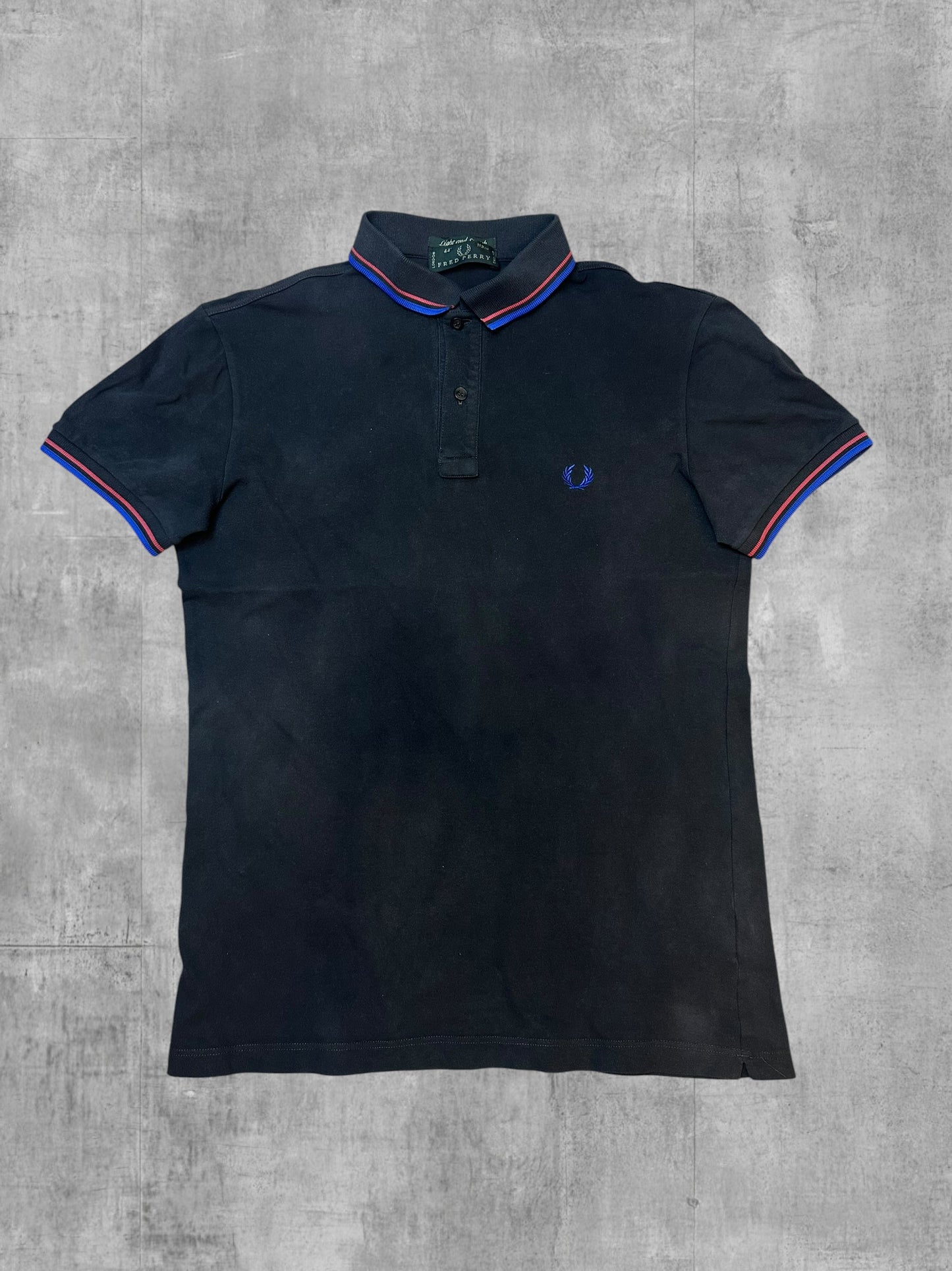 Fred Perry Polo Shirt Dunkelgrau Blau M
