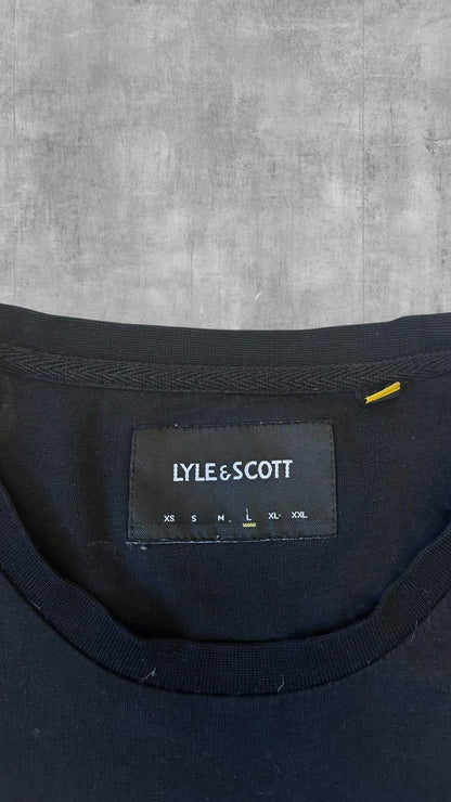 Lyle & Scott T shirt Tee Schwarz L