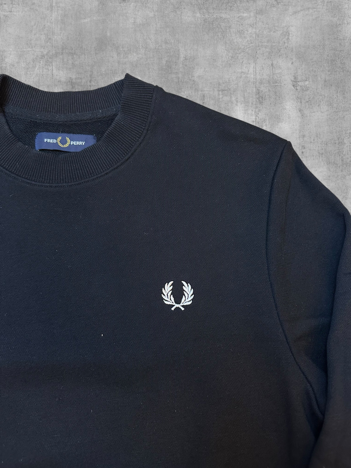 Fred Perry Sweatshirt Schwarz S