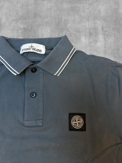 Stone Island Polo Shirt Grau M Slim Fit