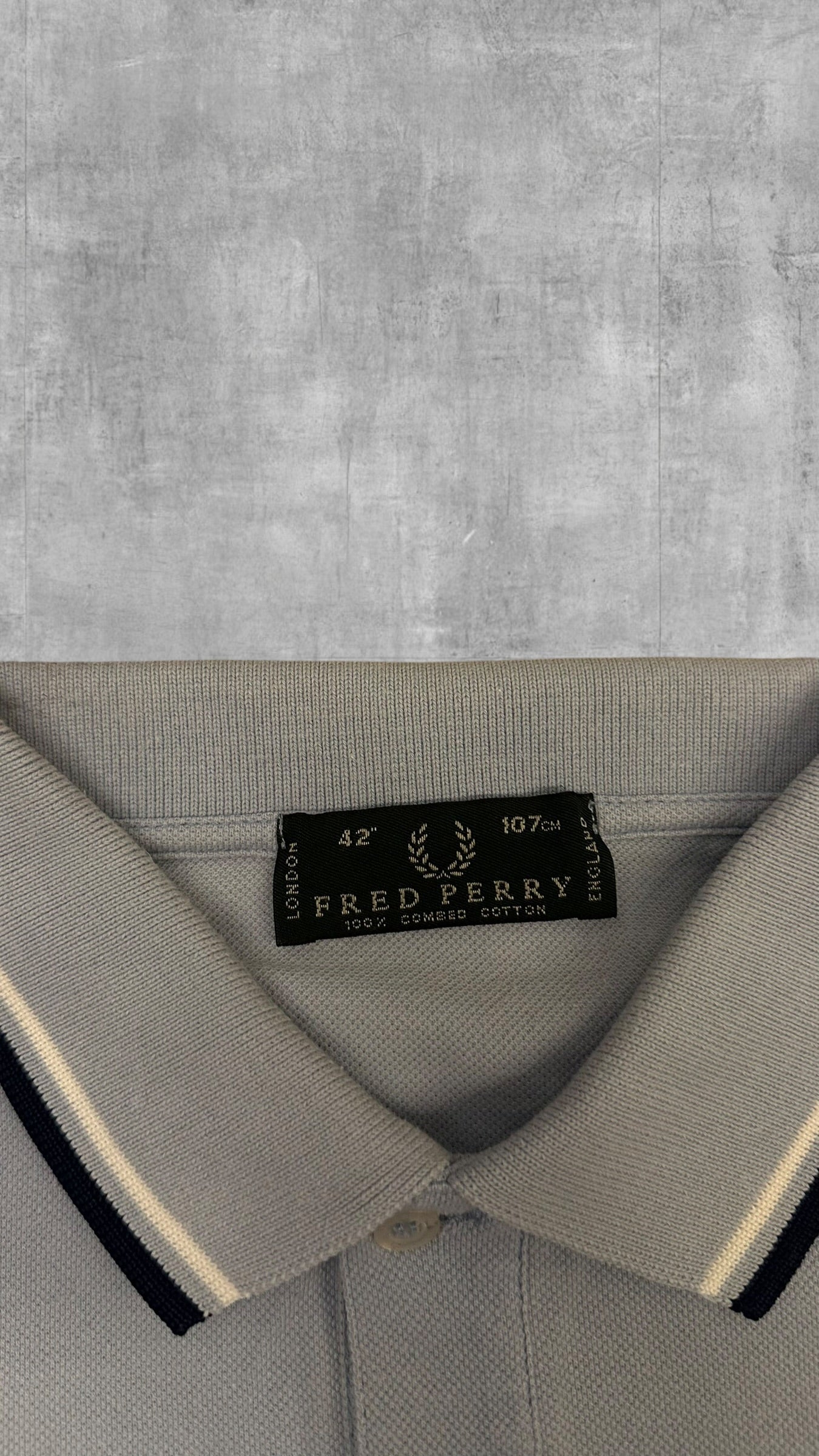 Fred Perry Polo Shirt Türkis Schwarz M