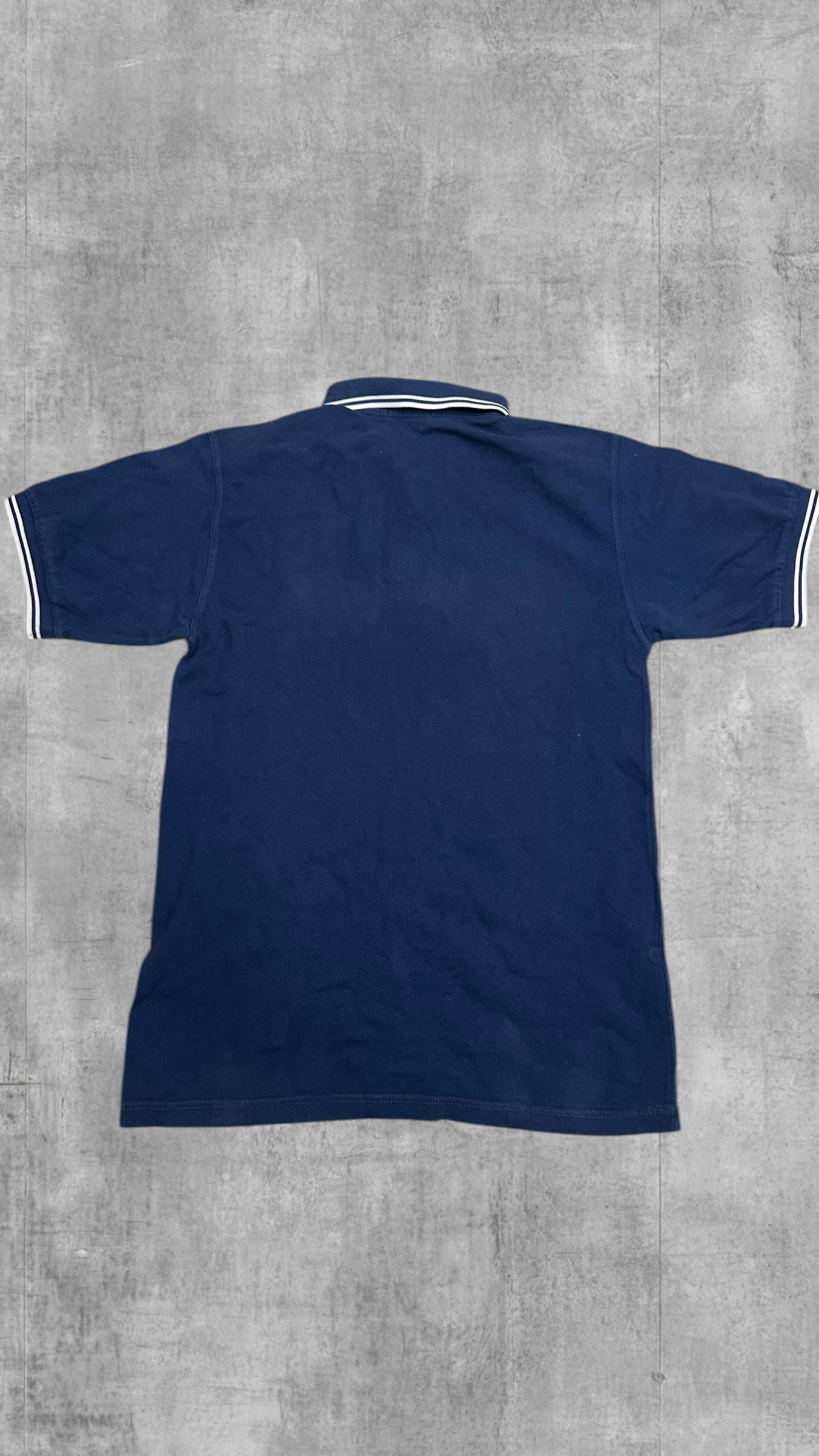 Fred Perry vintage Polo Shirt Blau Weiß S