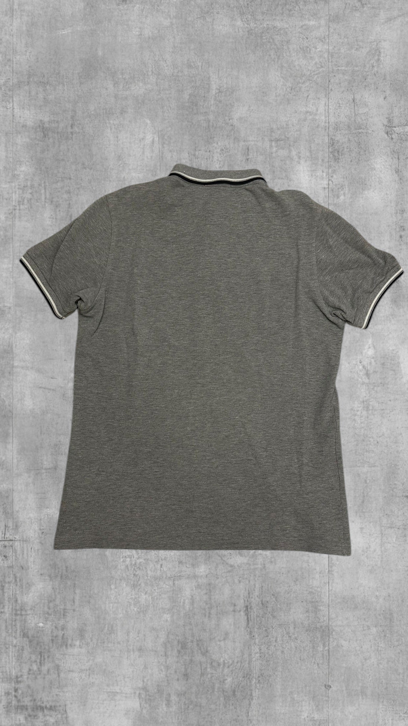 Fred Perry Polo Shirt Grau Schwarz M