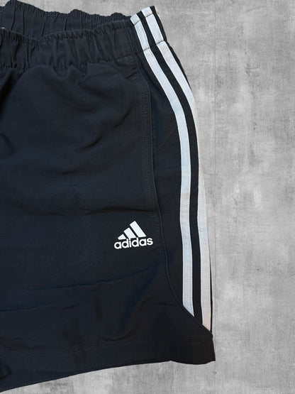 Adidas Shorts Kurze Hose Schwarz Weiß M