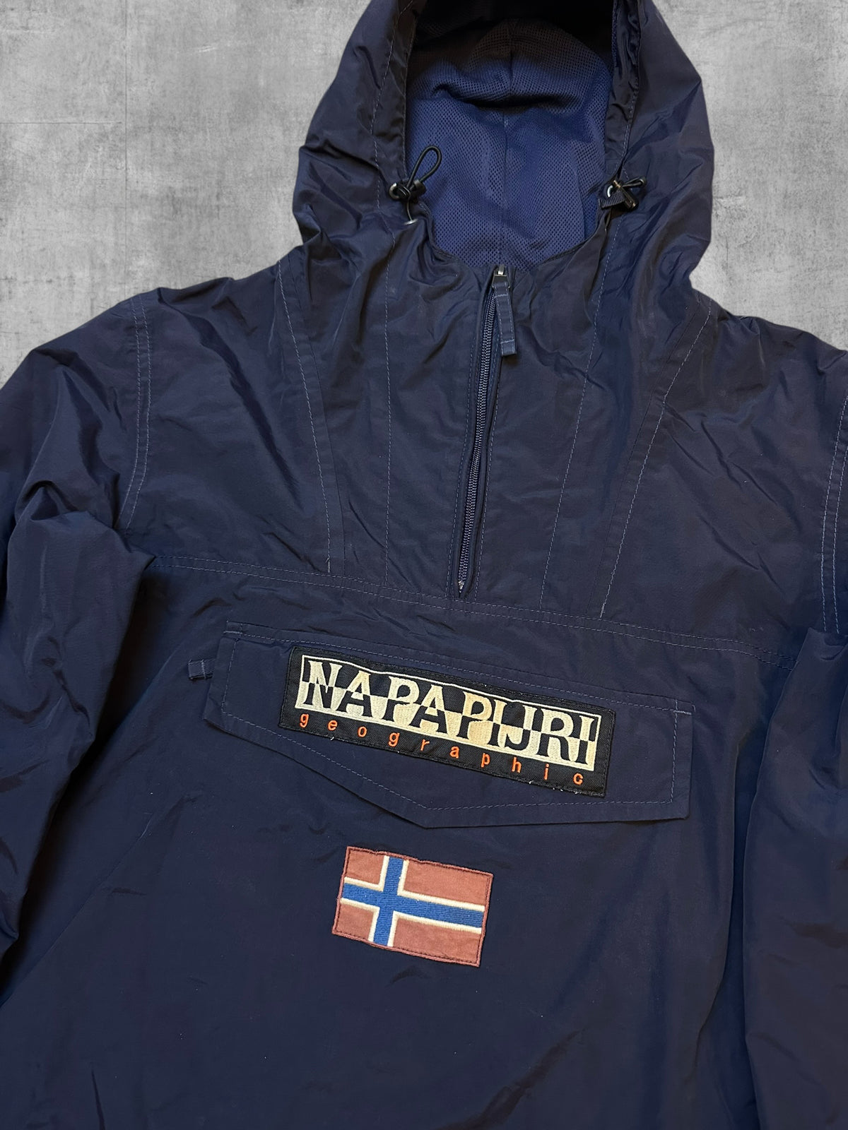Napapijri Windbreaker Regenjacke Navy Blau S