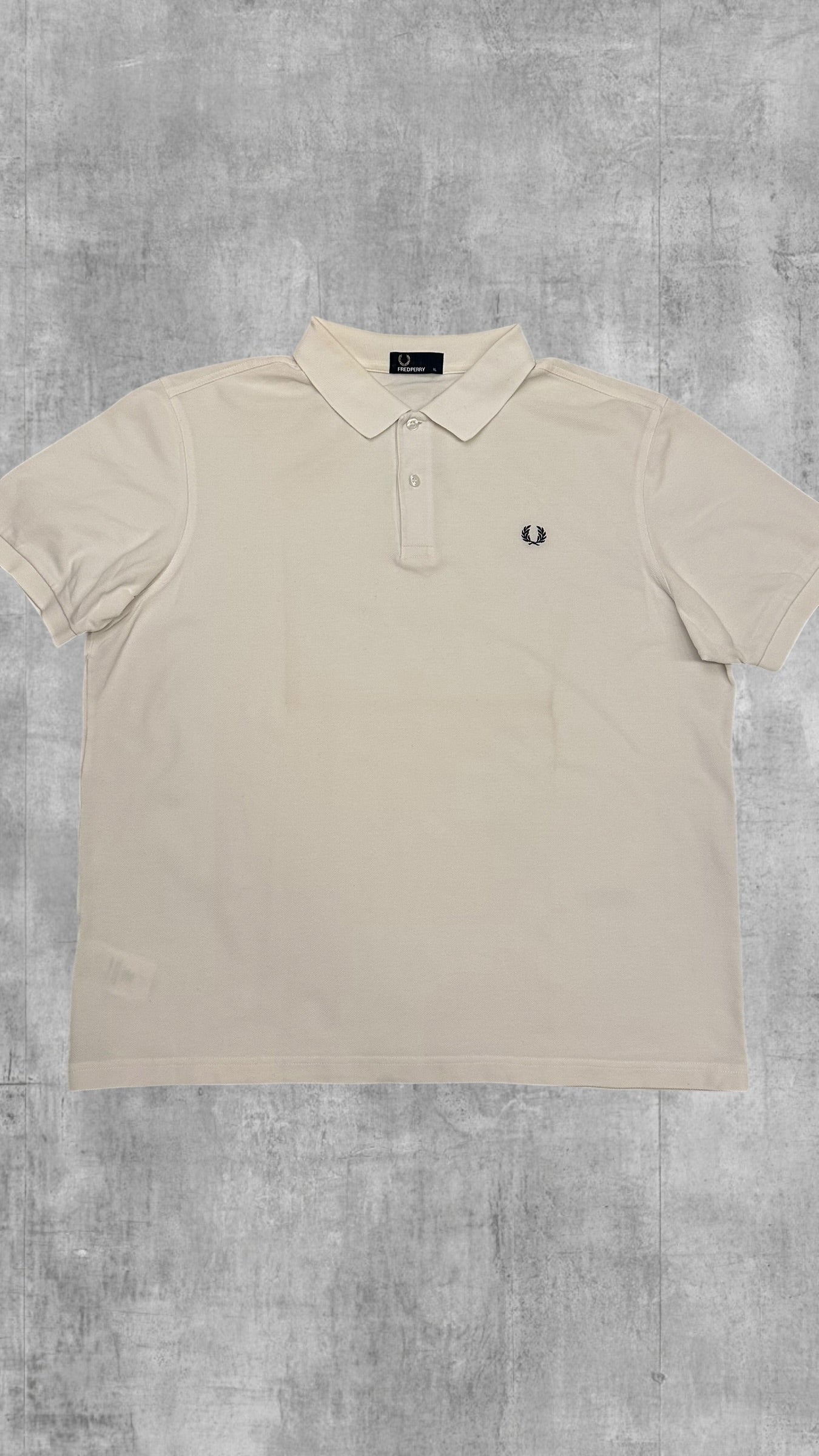 Fred Perry Polo Shirt Weiß XL