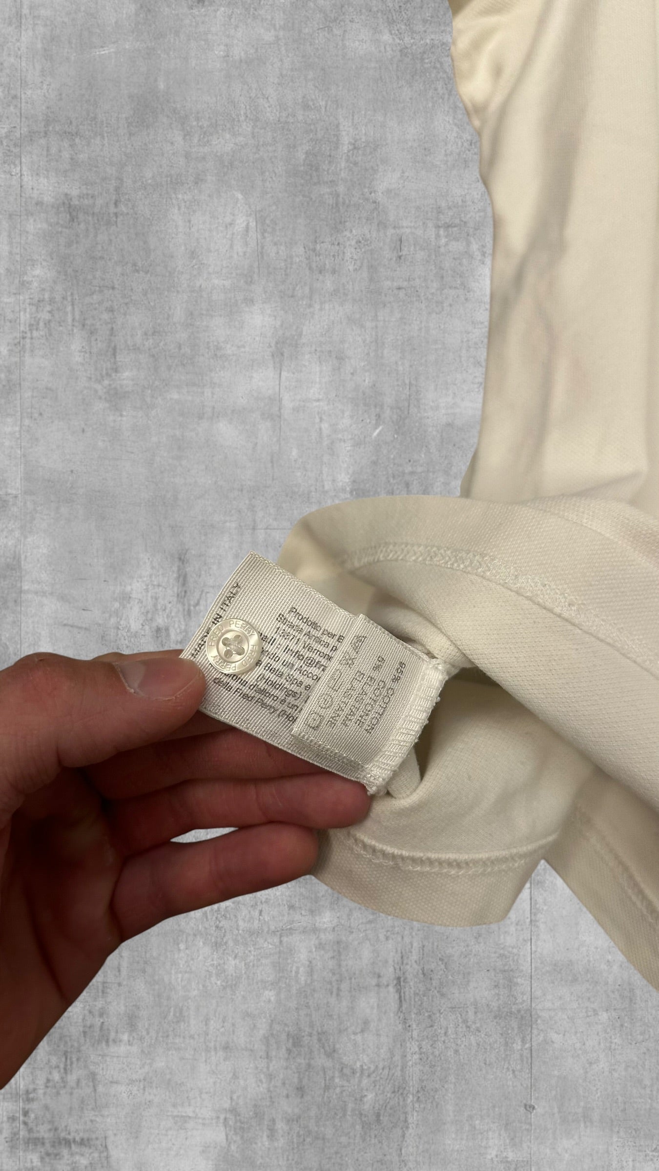 Fred Perry Polo Shirt Weiß S