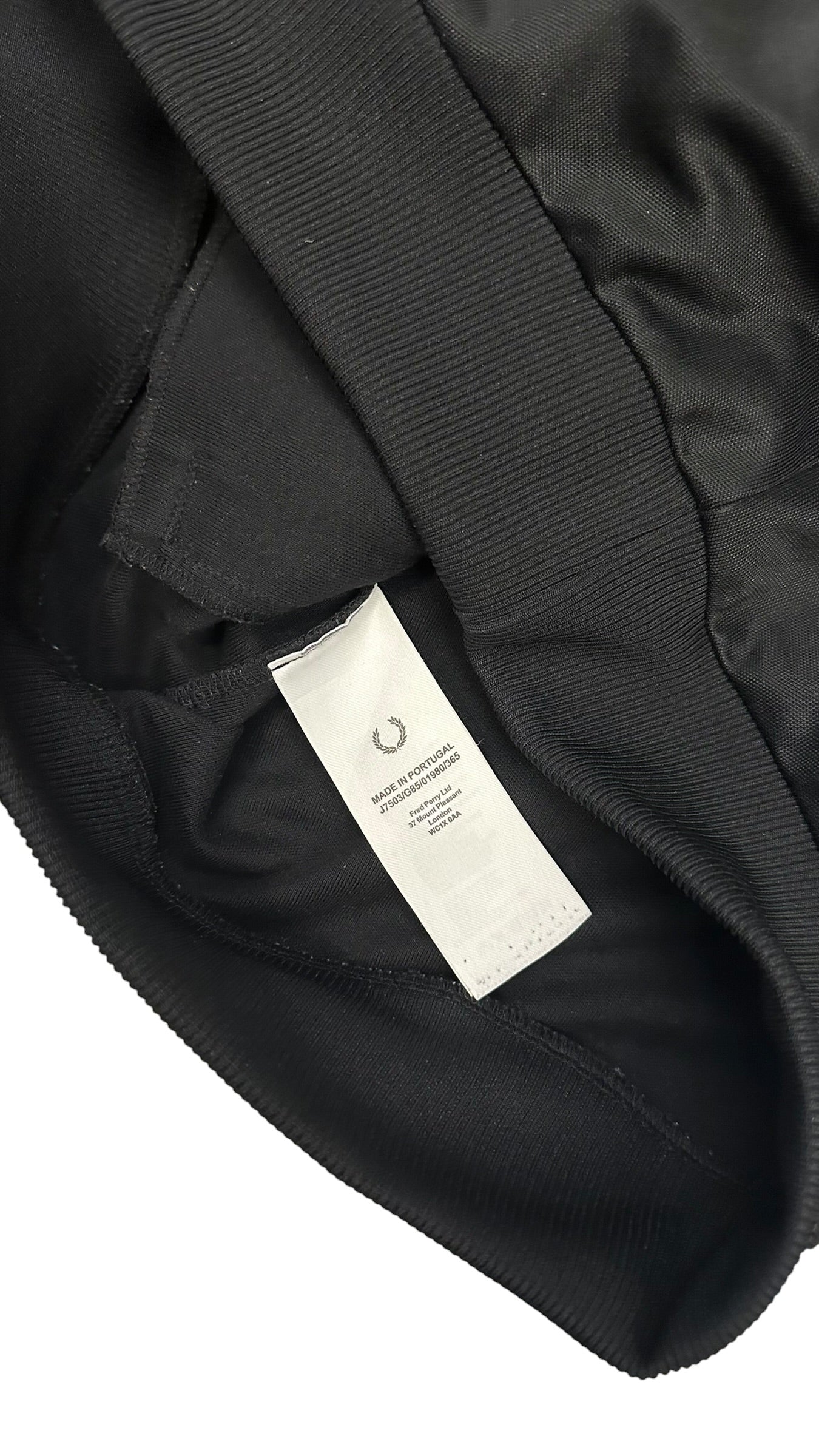 Fred Perry Trainingsjacke Schwarz Grau S