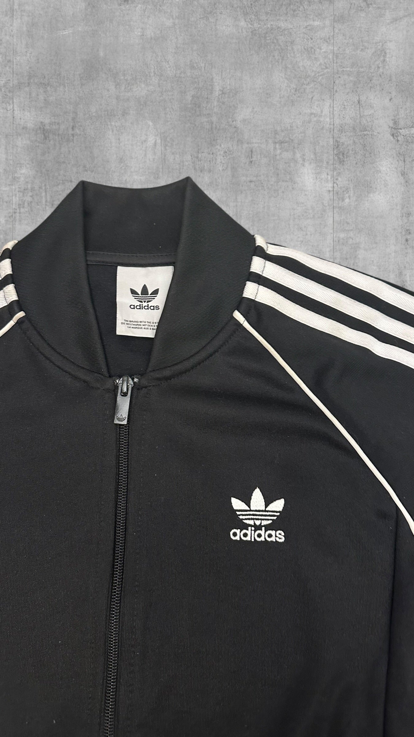 Adidas Firebird Vintage Trainingsjacke Schwarz S