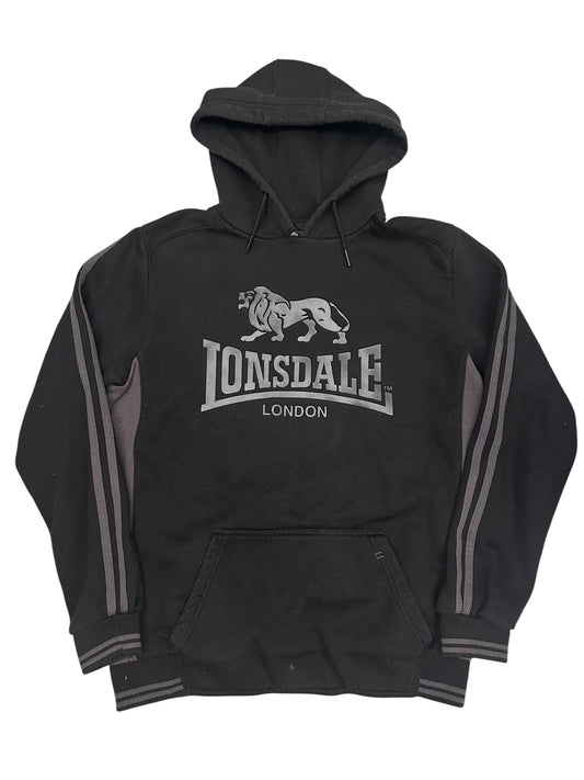 Lonsdale London Hoodie Schwarz Grau S