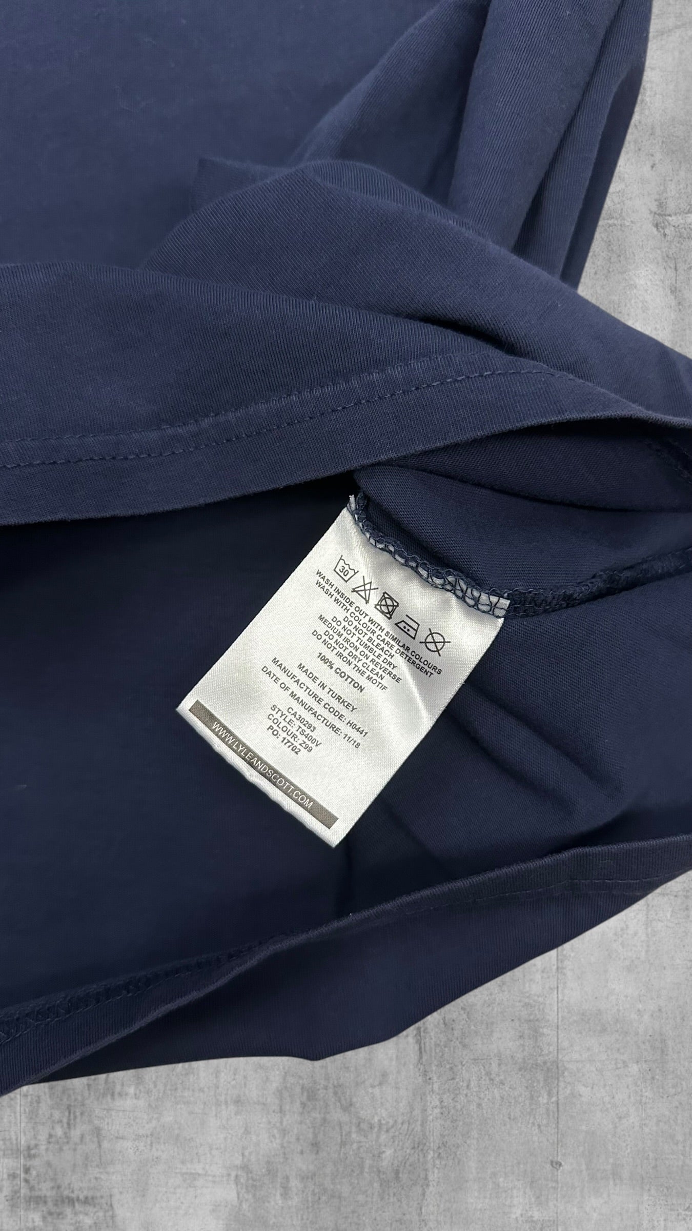 Lyle & Scott T-shirt Navy Blau M