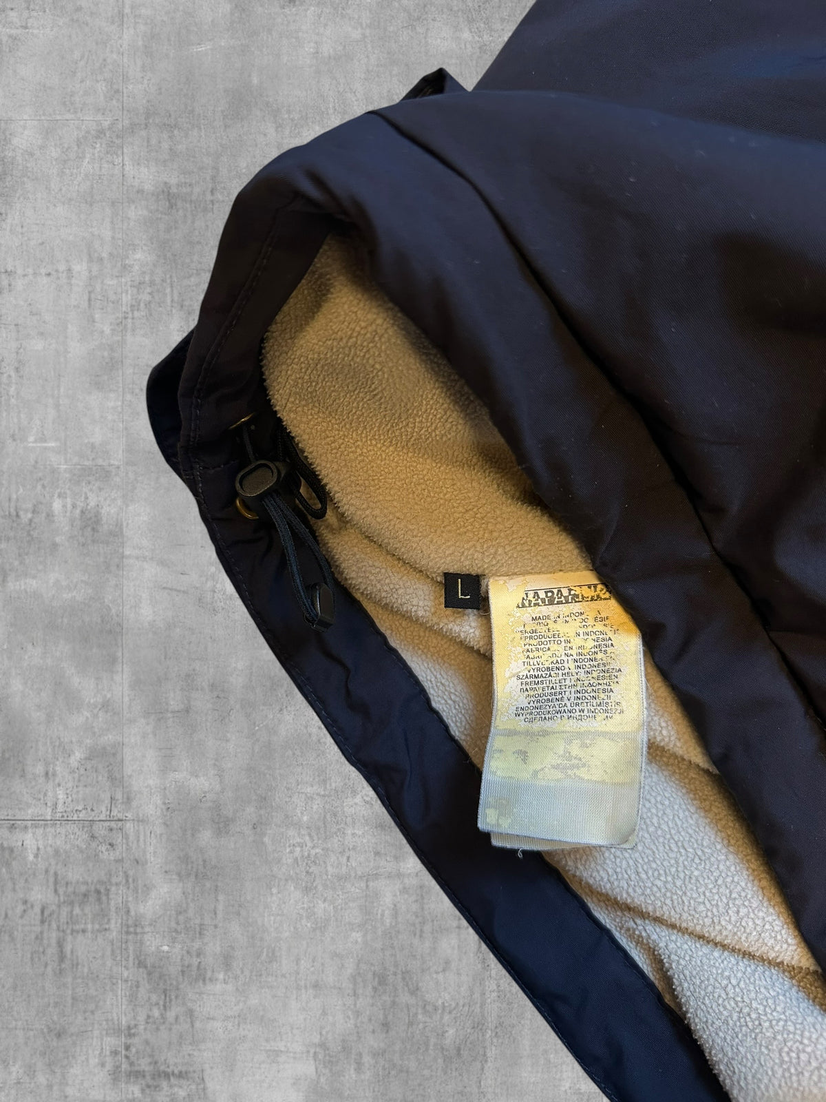 Napapijri Jacke Windbreaker gefüttert Schwarzblau L