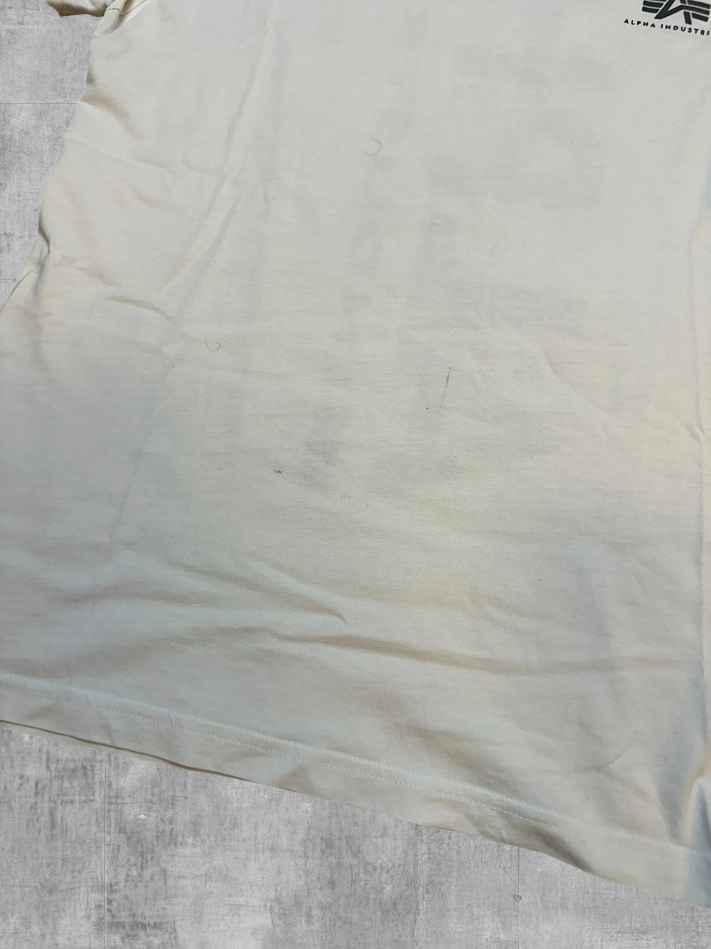 Alpha Industries Backprint T-Shirt Weiß M