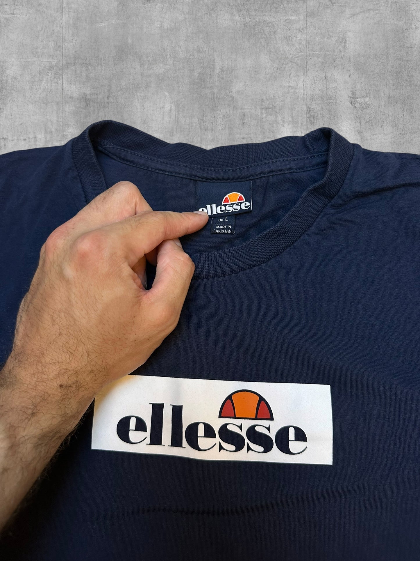 Ellesse T-shirt Navy Blau L