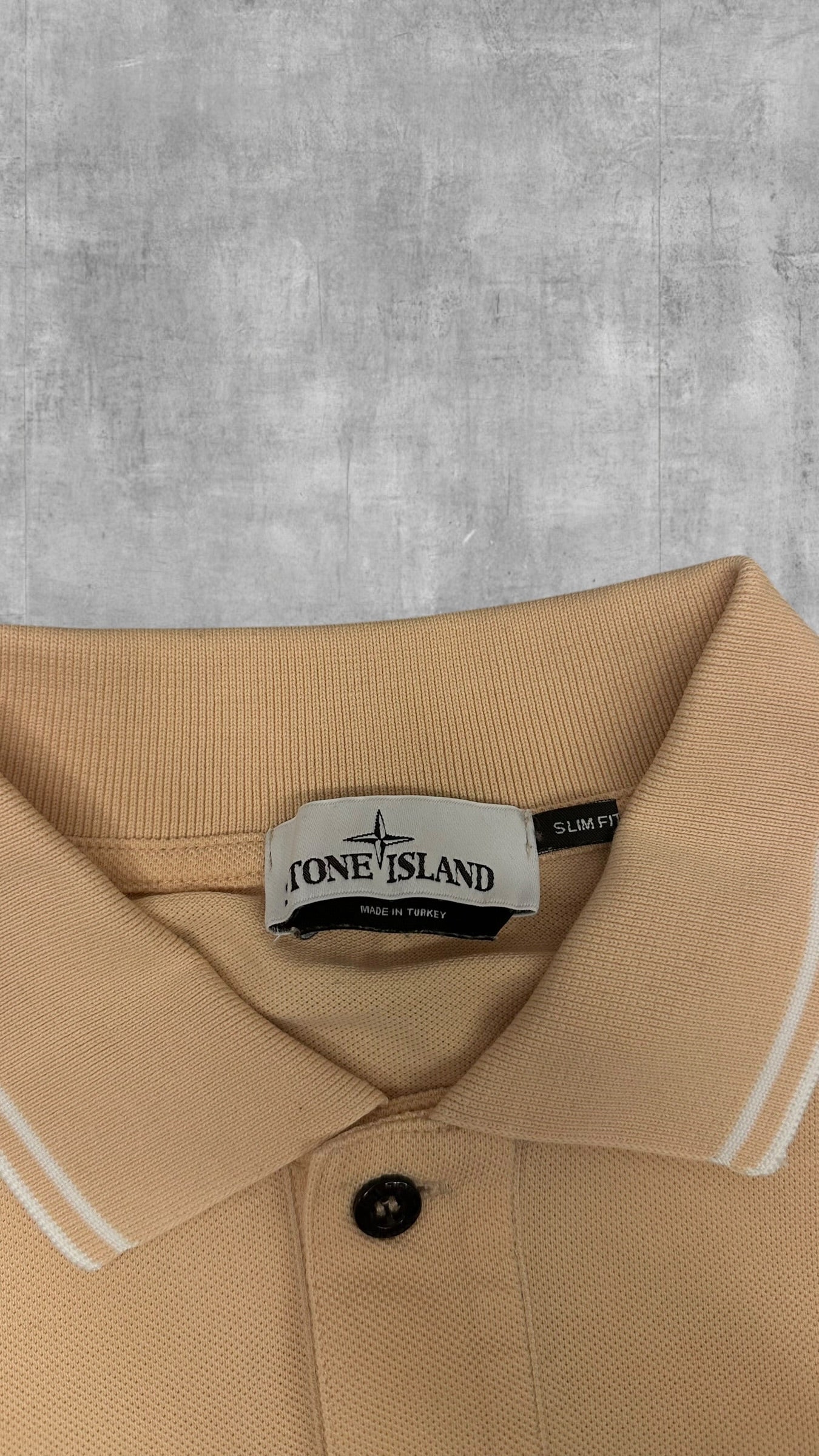 Stone Island Polo Shirt Beige L