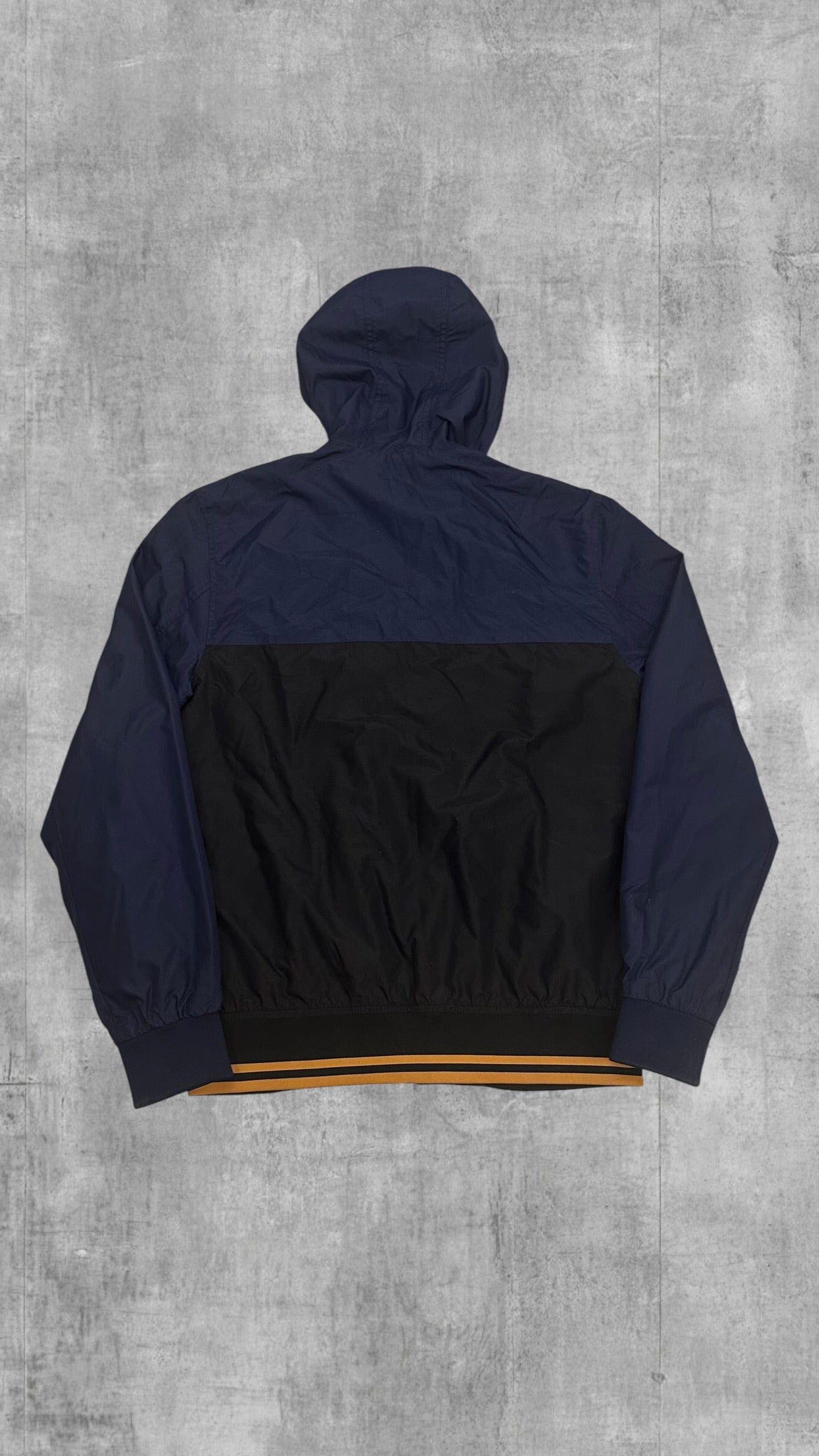 Fred Perry Regenjacke, Übergangsjacke Navy Blau Schwarz S