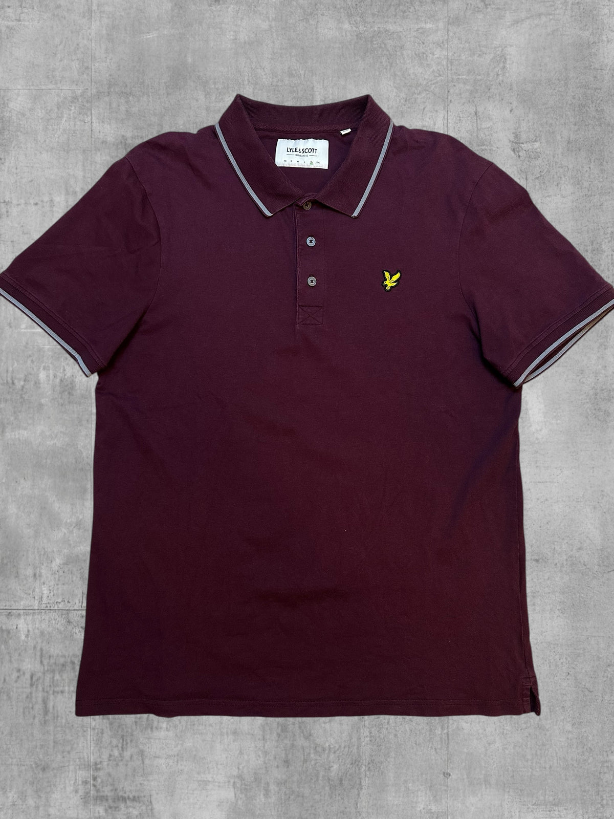 Lyle & Scott Polo Bordeaux XL