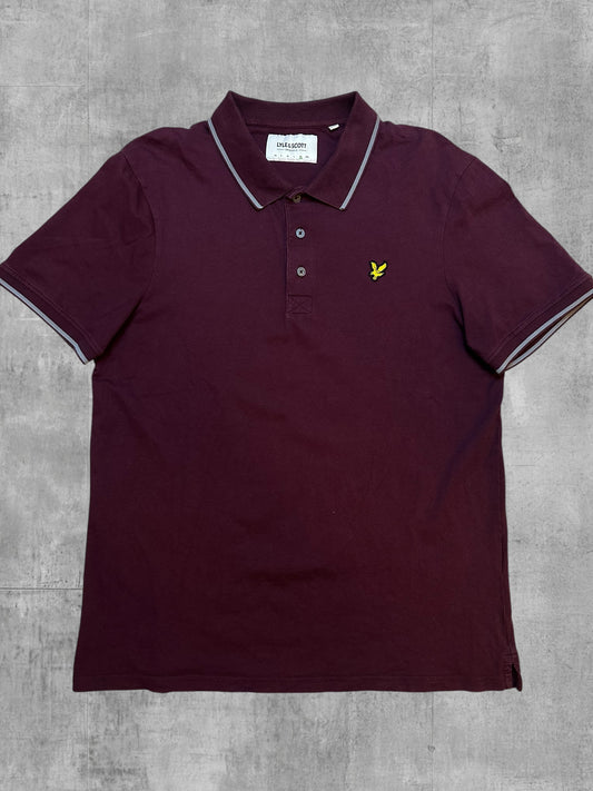 Lyle & Scott Polo Shirt Weinrot XL