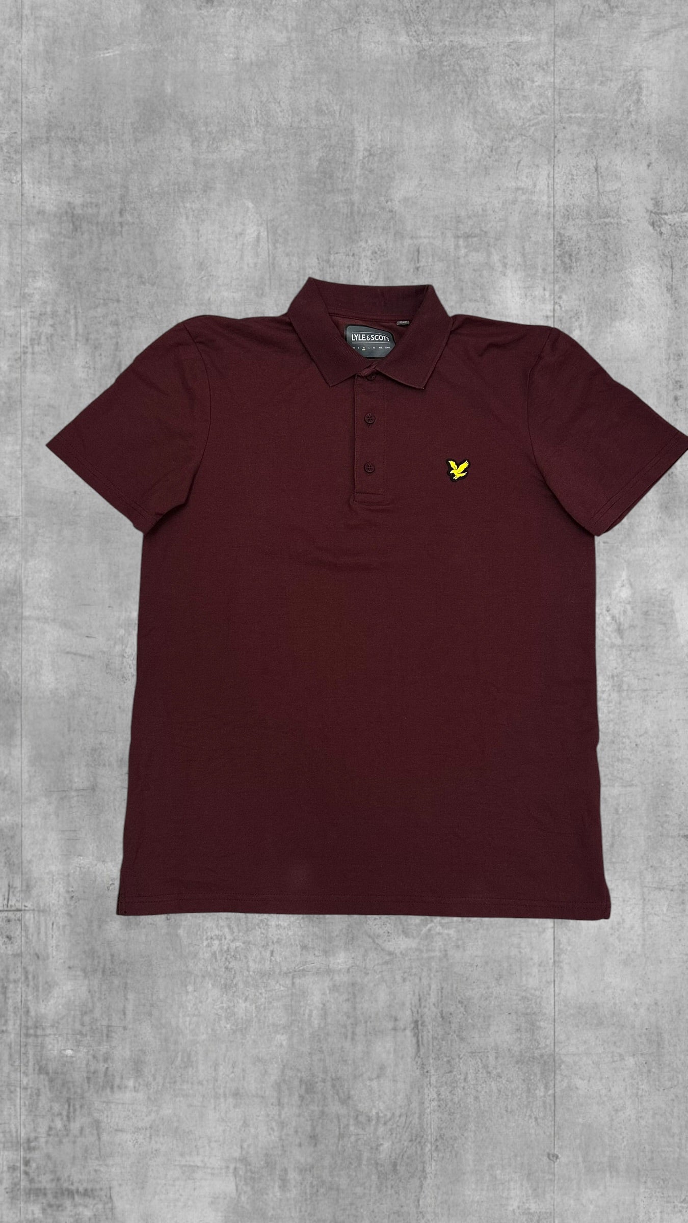 Lyle & Scott Polo Shirt Weinrot M