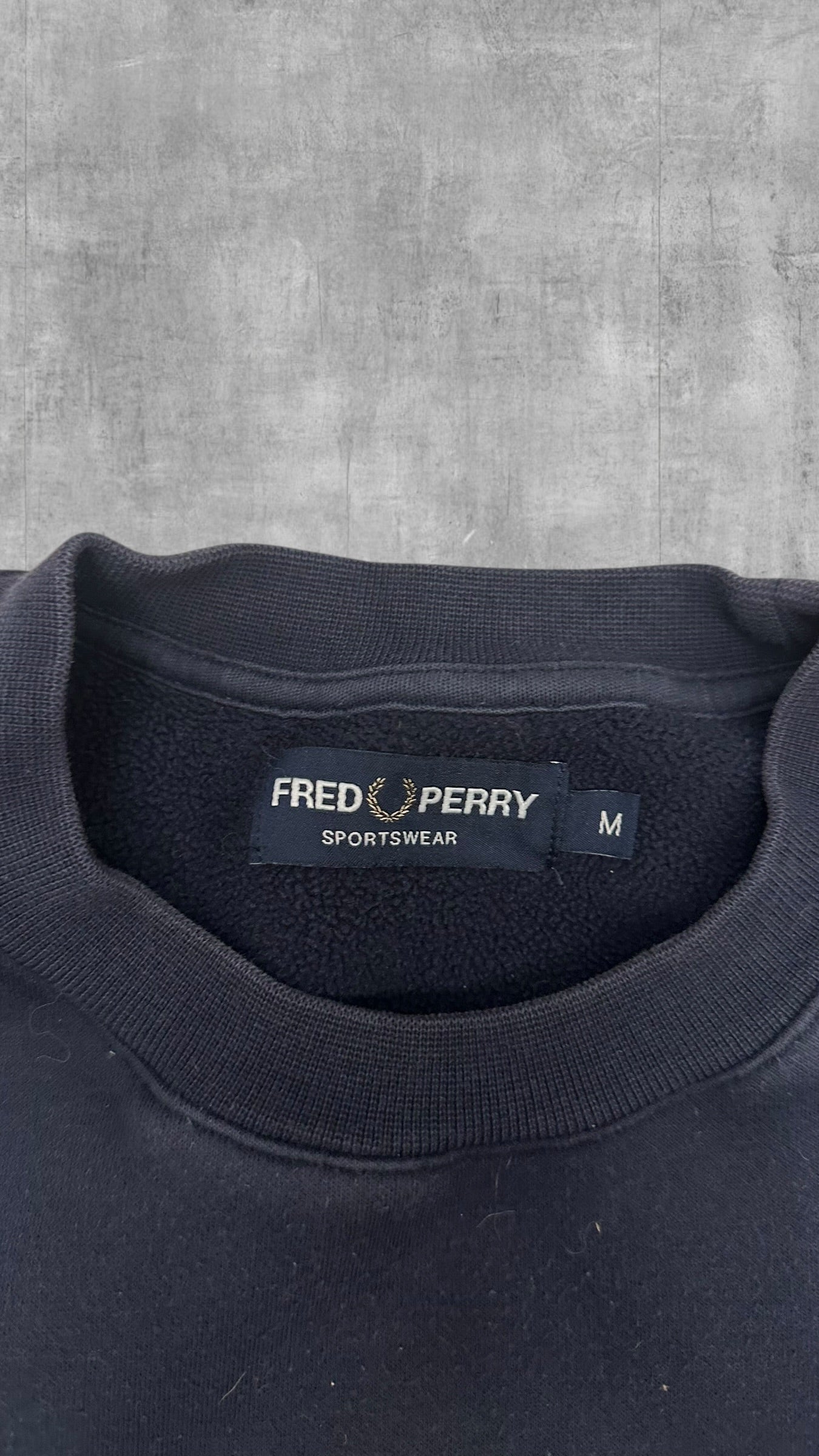 Fred Perry Sweatshirt Navy Blau M