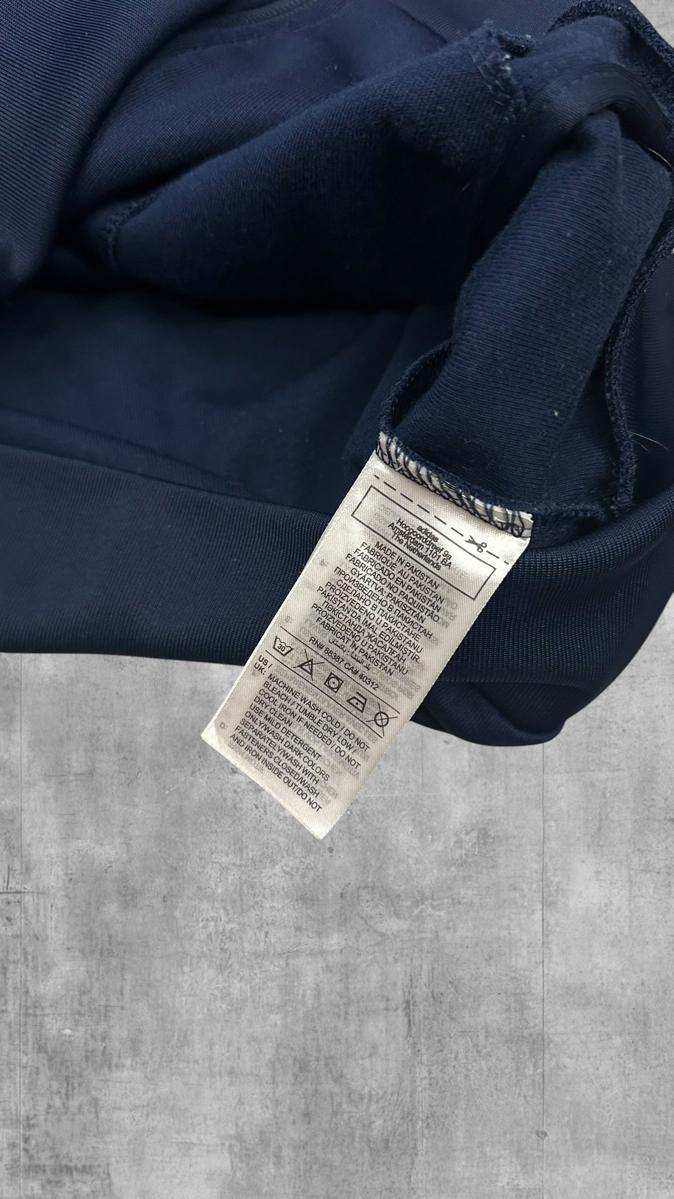 Adidas Firebird Trainingsjacke Navy Blau Weiß M