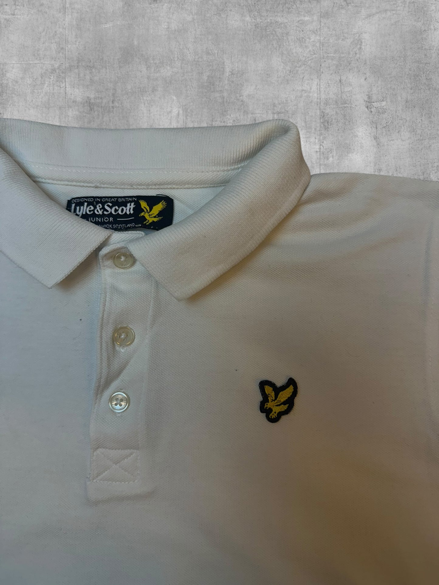 Lyle & Scott Polo Shirt Weiß XXS