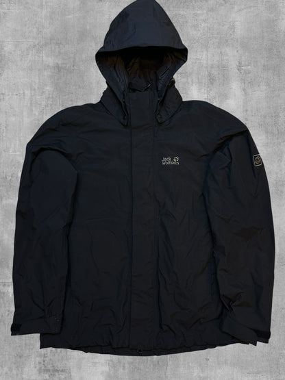 Jack Wolfskin Regenjacke Funktionsjacke Schwarz S