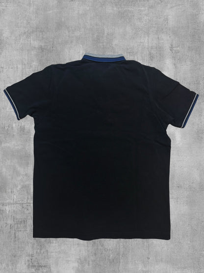 Fred Perry Polo Shirt Schwarz Navy Blau Grau L Slim Fit