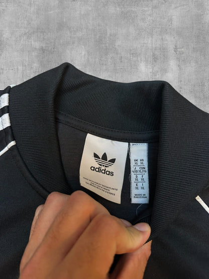Adidas Firebird Trainingsjacke Schwarz Weiß XL
