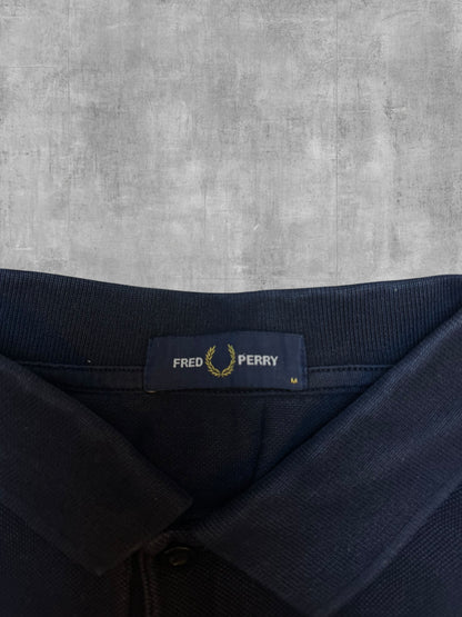 Fred Perry Polo Shirt Schwarz M
