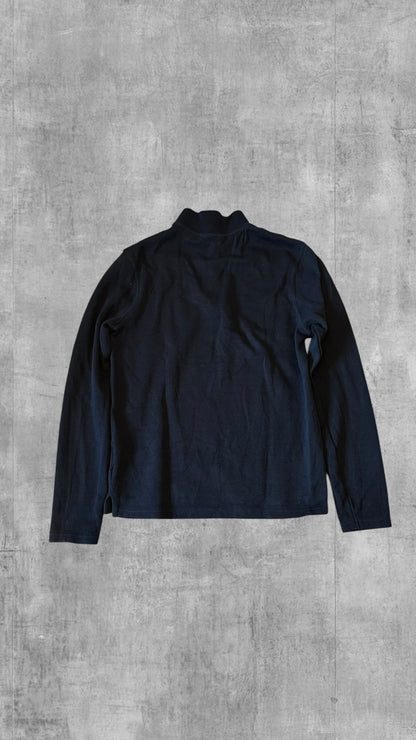 Ben Sherman Half Zip Rollkragenpullover Schwarz S