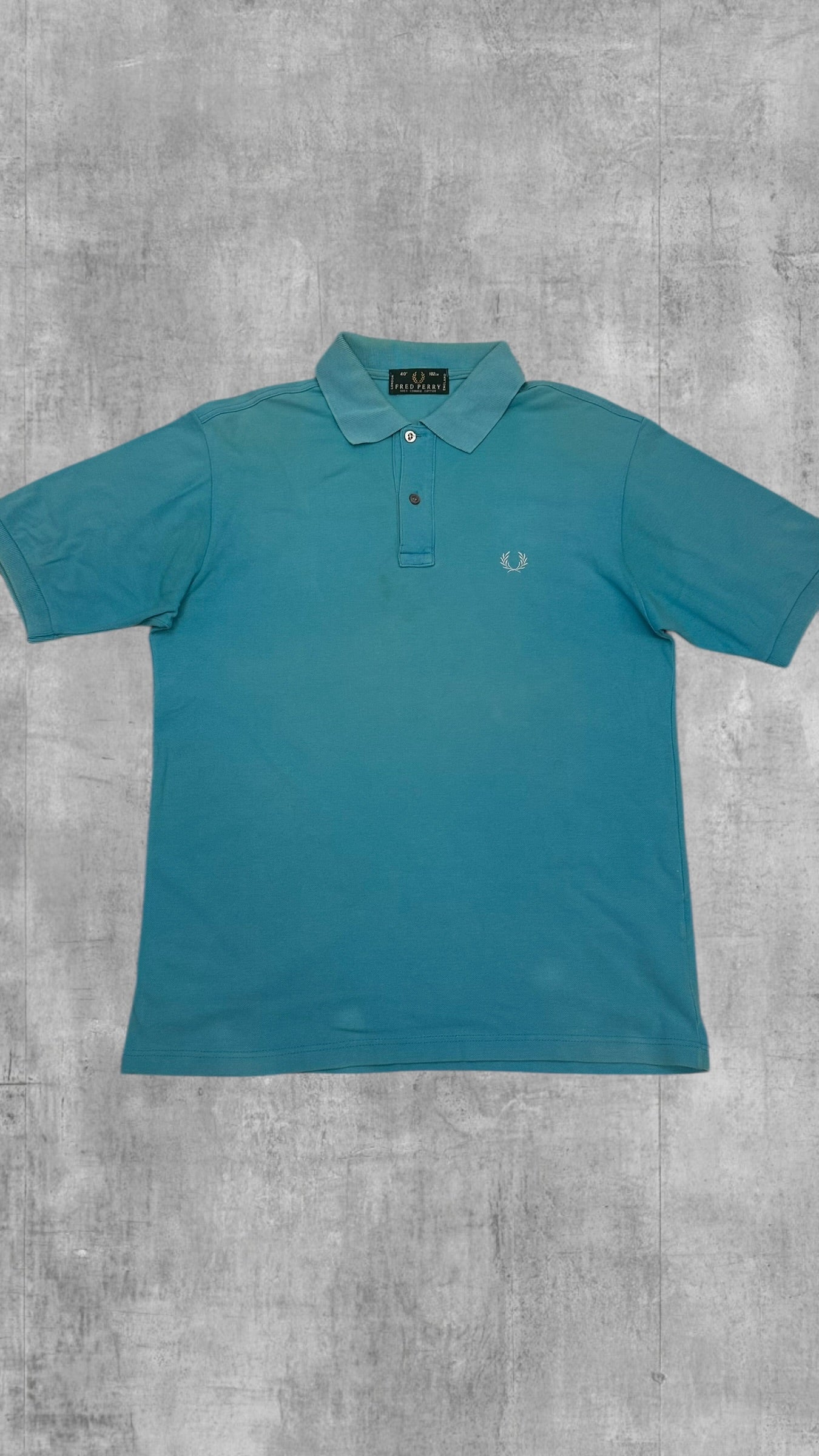 Fred Perry Polo Shirt Türkis M