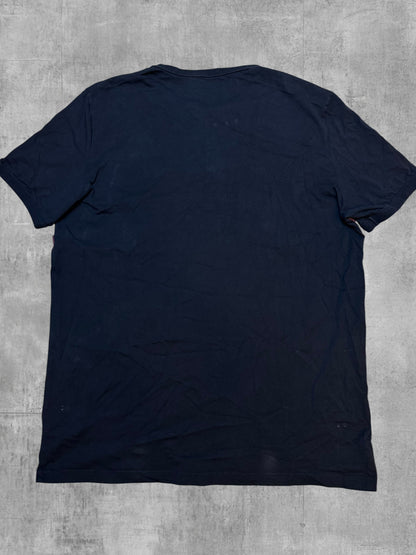 Fred Perry T-shirt Schwarzblau Weinrot Weiß XL