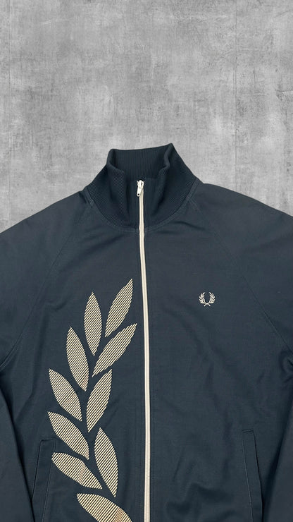Fred Perry Trainingsjacke Dunkelgrau XS