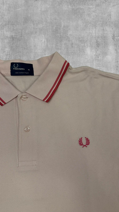 Fred Perry Polo Shirt Pink Rosa XL