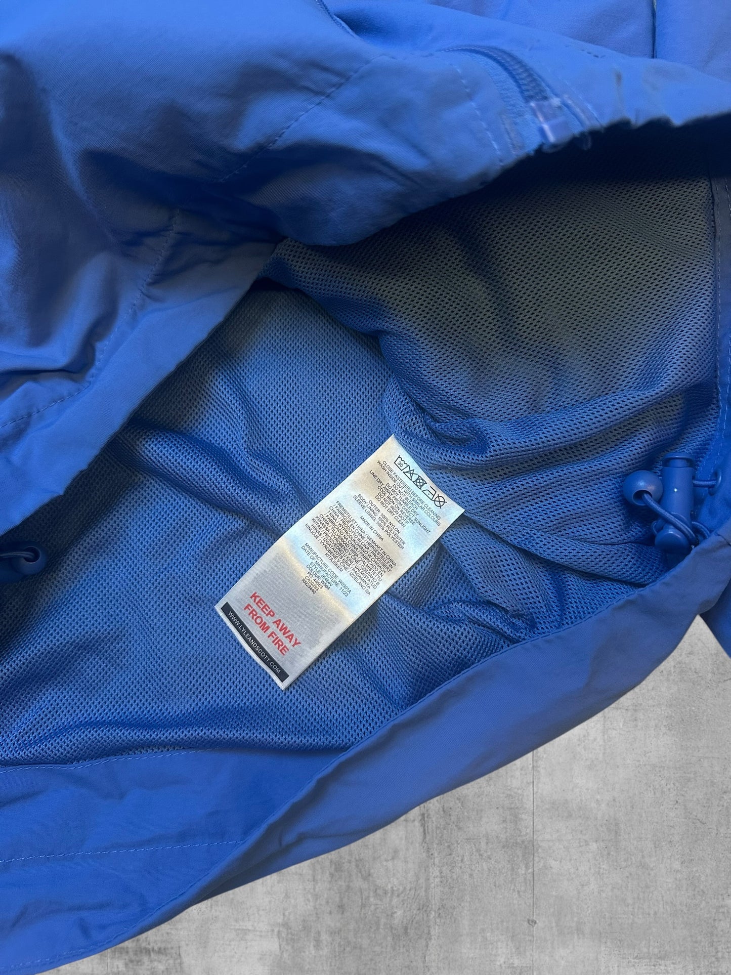 Lyle & Scott Regenjacke Windbreaker Blau L