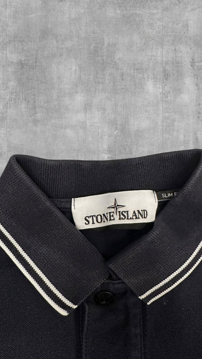 Stone Island Polo Shirt Schwarz S Slim Fit