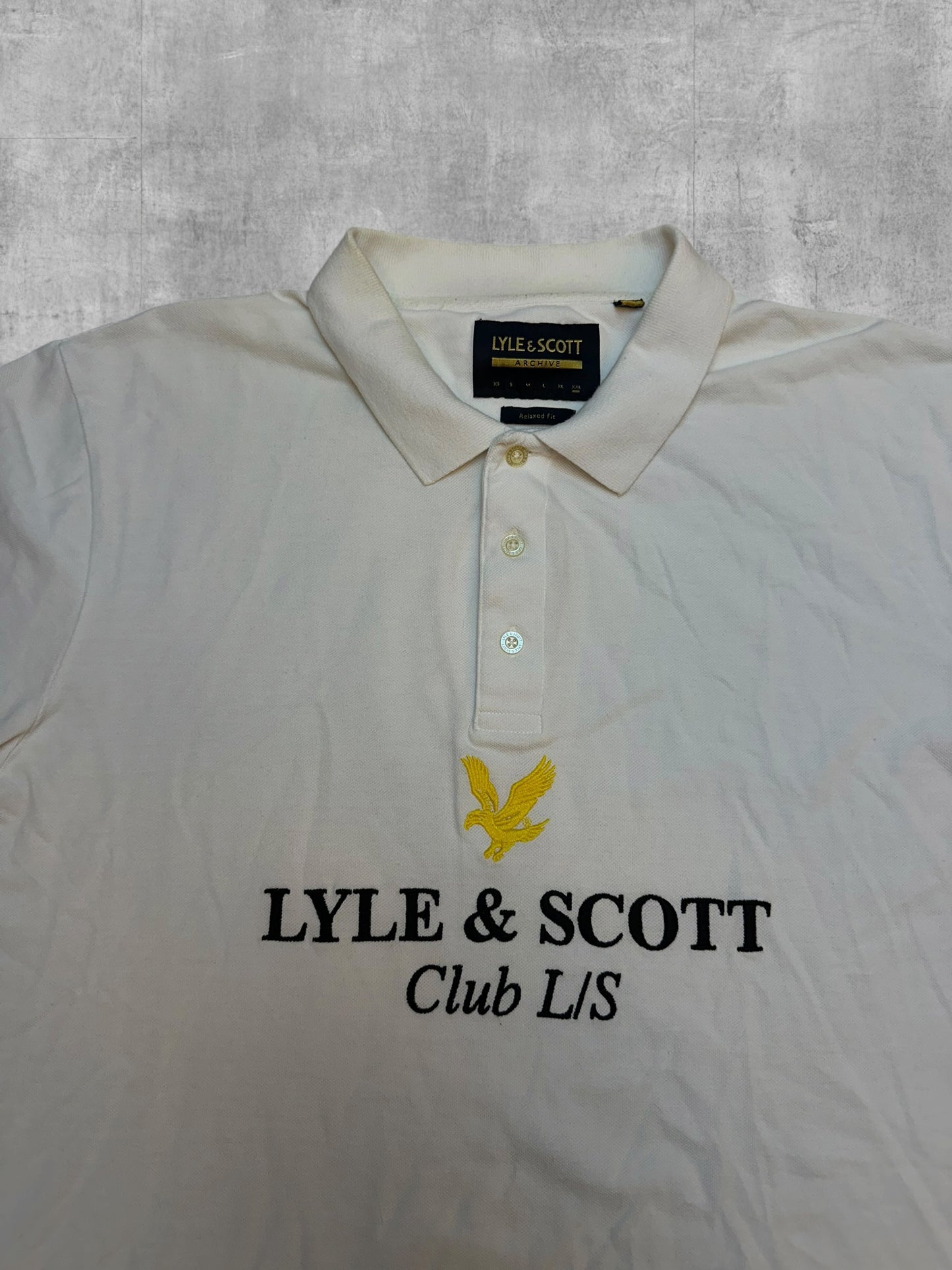 Lyle & Scott Polo Shirt Weiß XXL