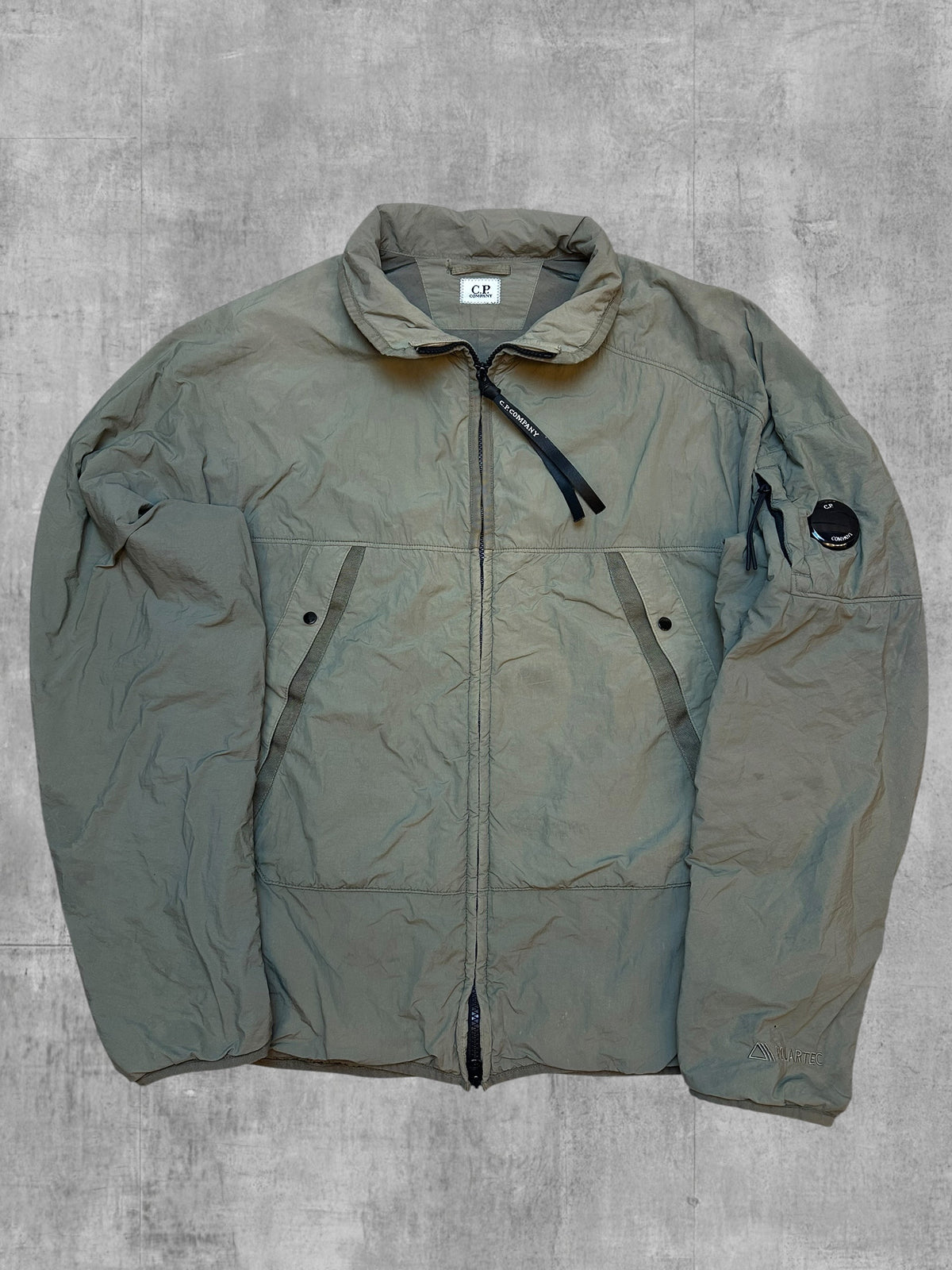 C.P. Company Polartec Bomberjacke Regenjacke Windbreaker Khaki L