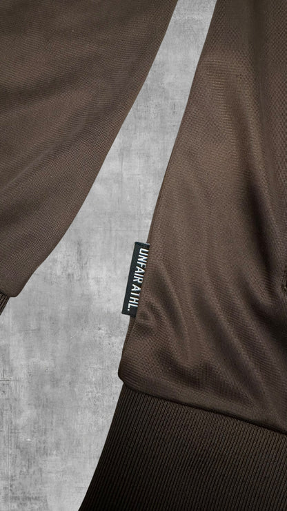 Unfair Athletics Trainingsjacke Braun Creme Weiß S