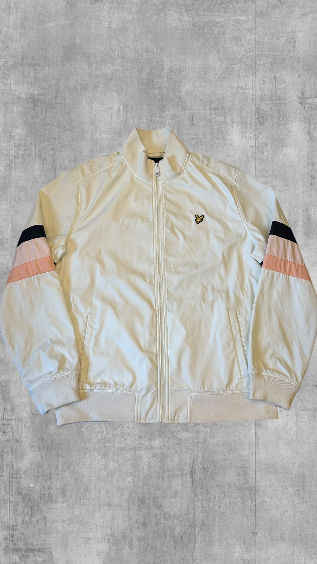 Lyle & Scott Bomberjacke Regenjacke Übergangsjacke Weiß XL