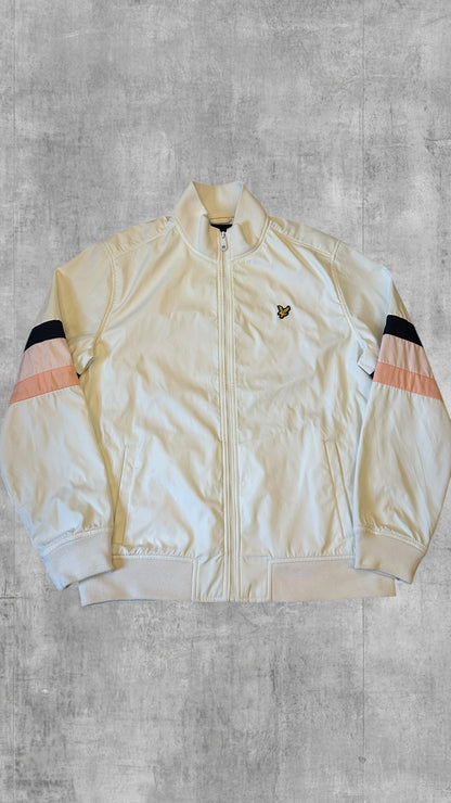 Lyle & Scott Bomberjacke Regenjacke Übergangsjacke Weiß XL