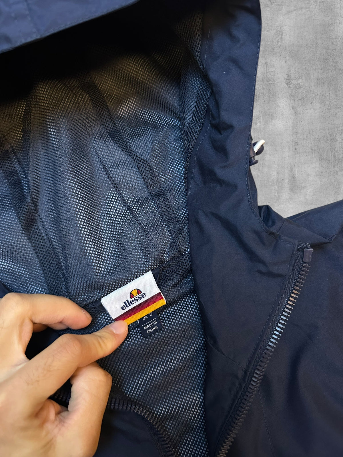 Ellesse Windbreaker Navy Blau S