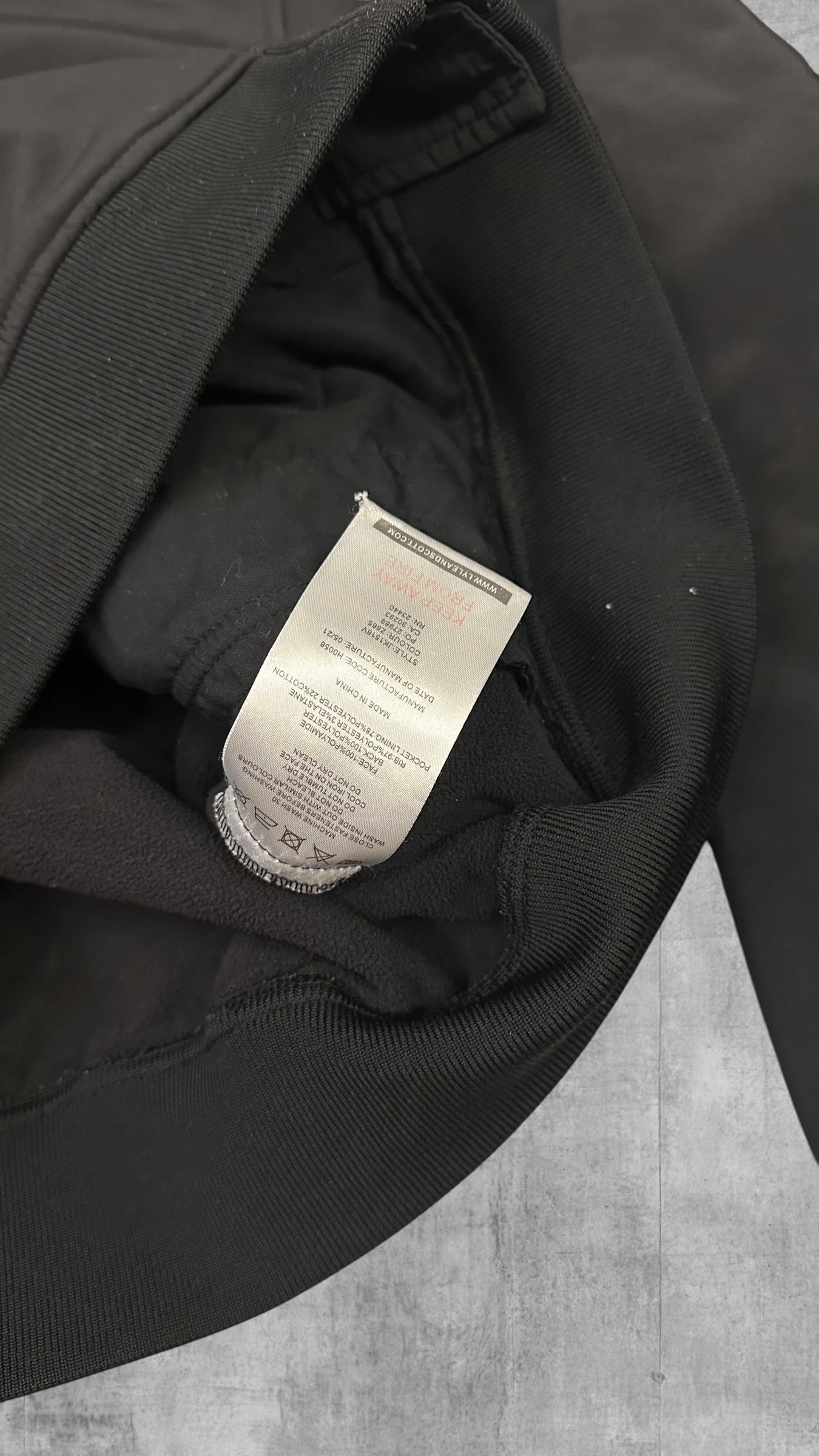 Lyle & Scott Softshelljacke Regenjacke Schwarz S