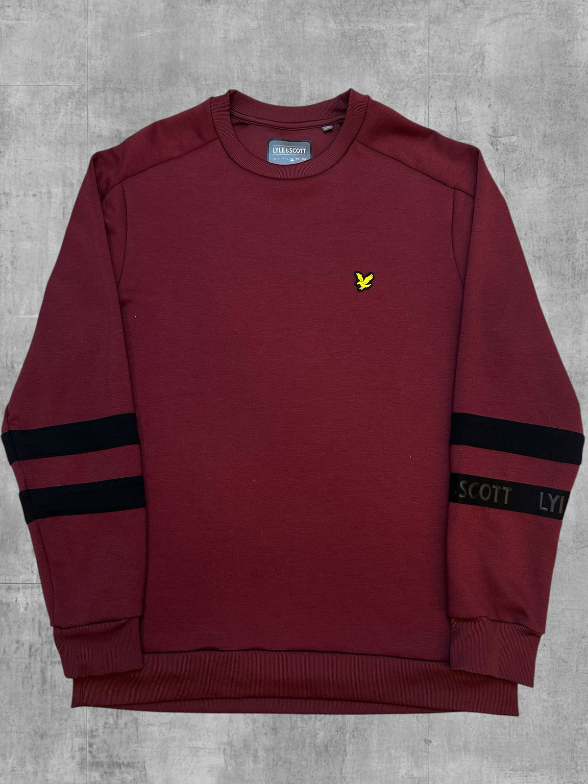 Lyle & Scott Sweat-shirt Bordeaux Noir XL