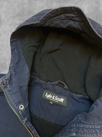 Lyle & Scott Regenjacke Mantel Navy Blau XL