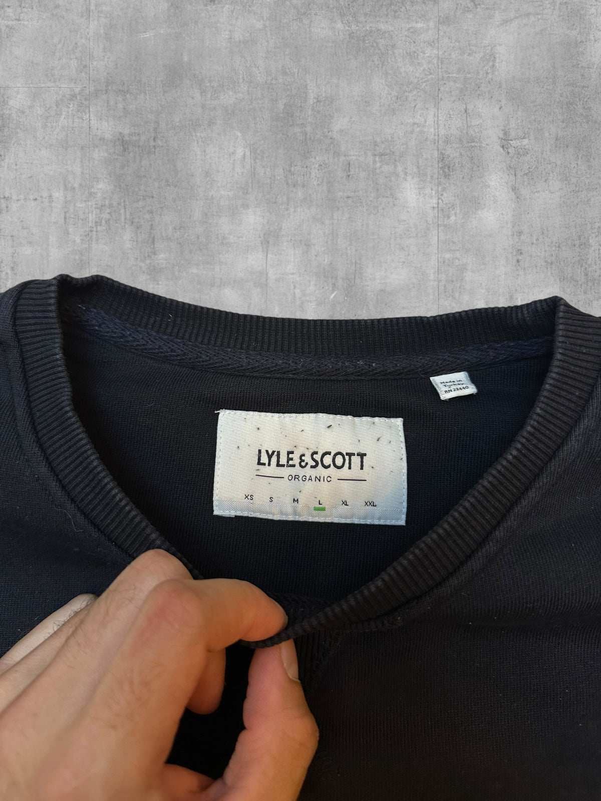 Lyle & Scott Sweatshirt Schwarz L